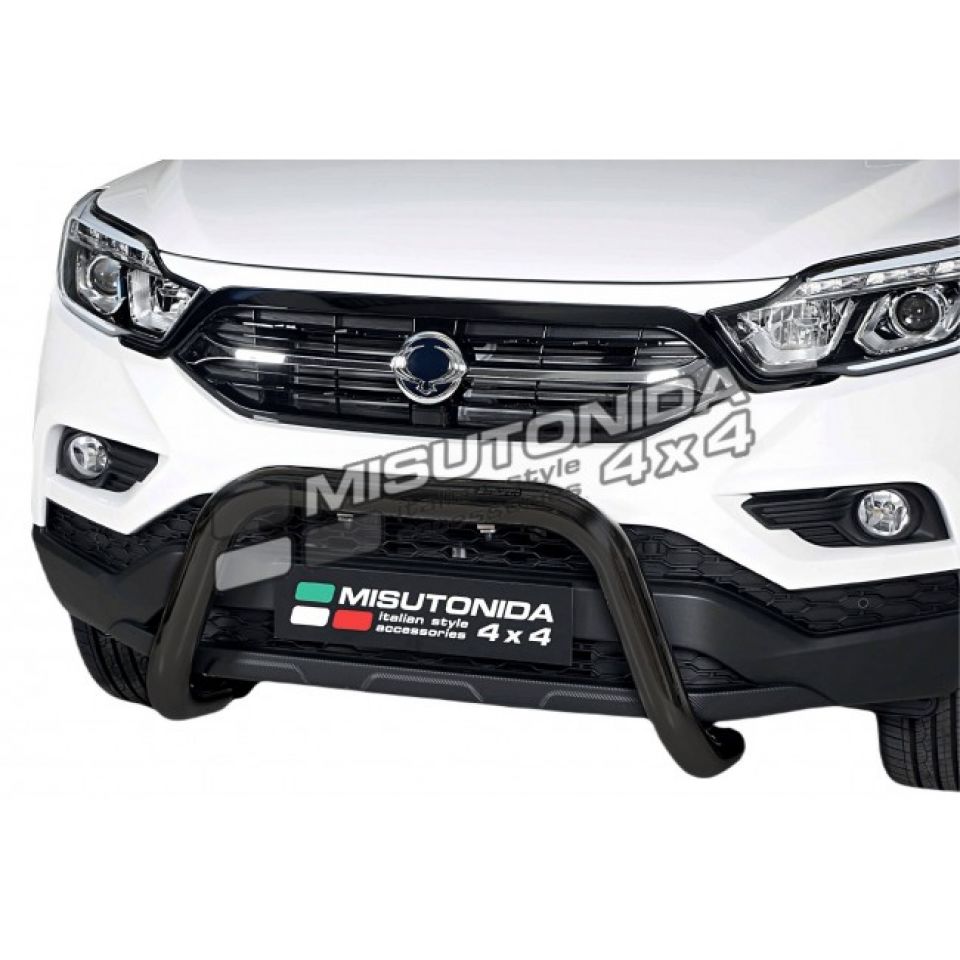 Bullbar omologat SsangYong Musso 76 mm