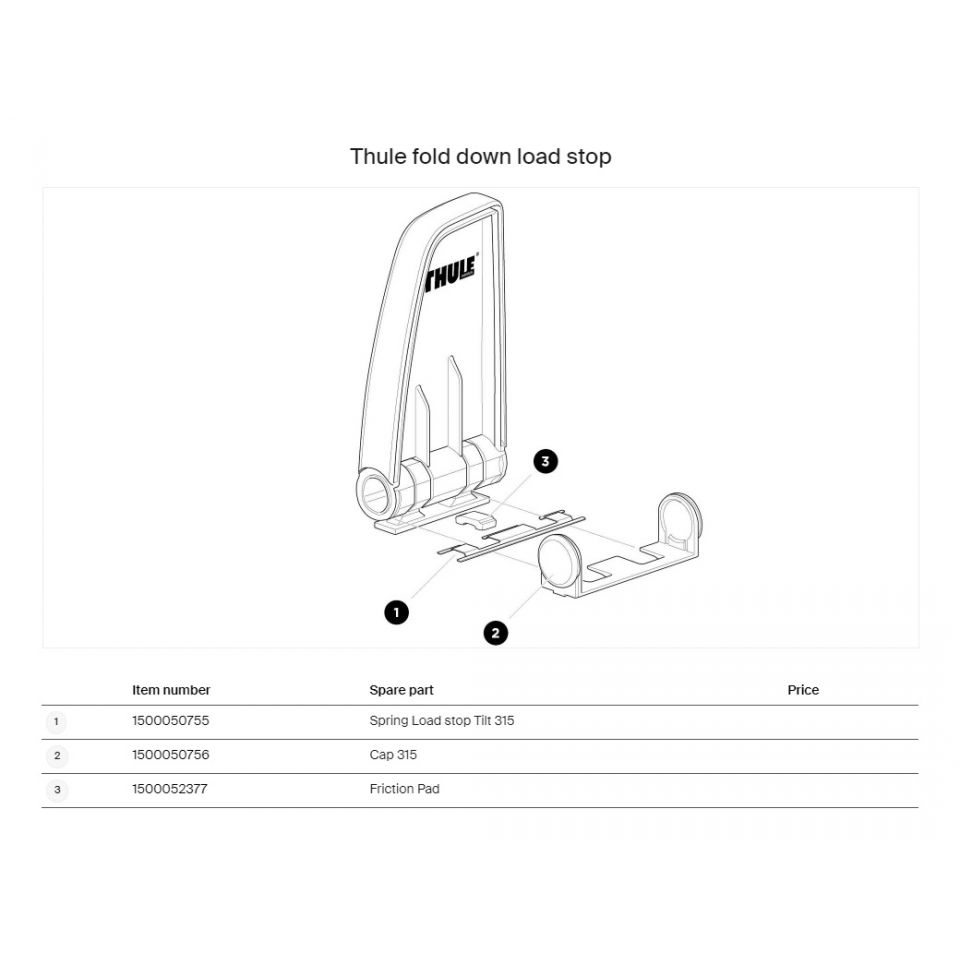 Piese de schimb fold down load stop